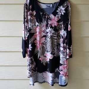 Susan Graver 3x high low tunic